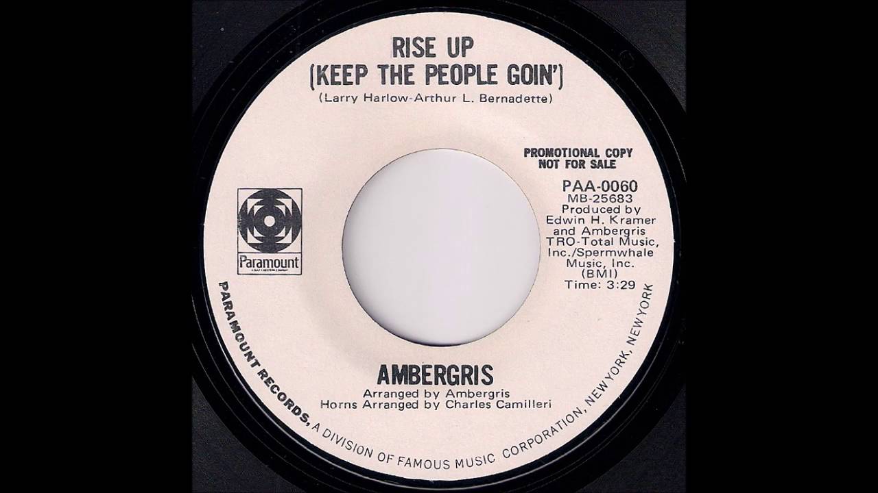 Funk Rock 45: Ambergris - Rise Up (Keep The People Goin') [Paramount Records] 1970