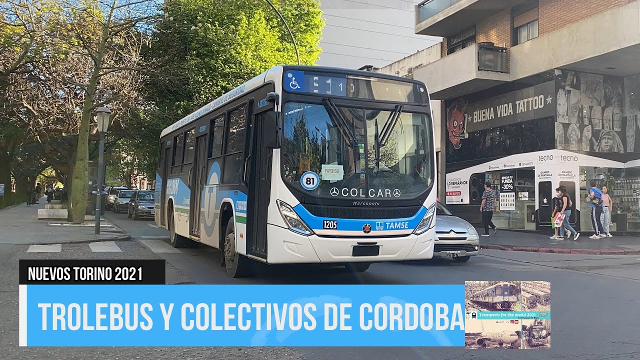 Trolebus y colectivos de Córdoba (Nuevos Marcopolo Torino) 2021