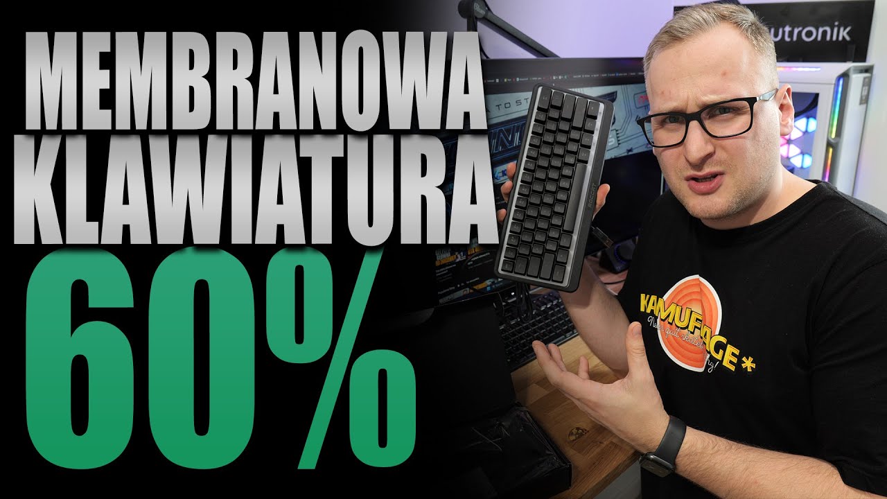 Membranowa klawiatura 60% tego jeszcze nie było!