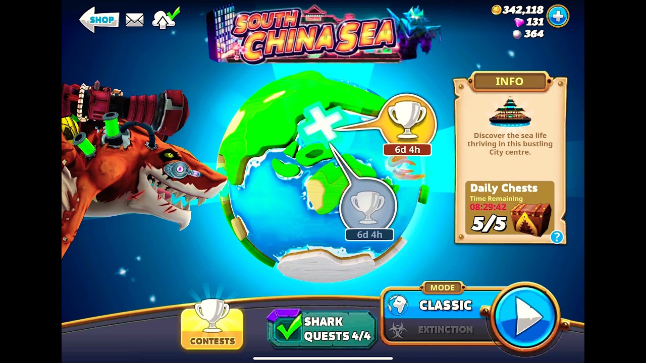 Hungry shark world South China Sea