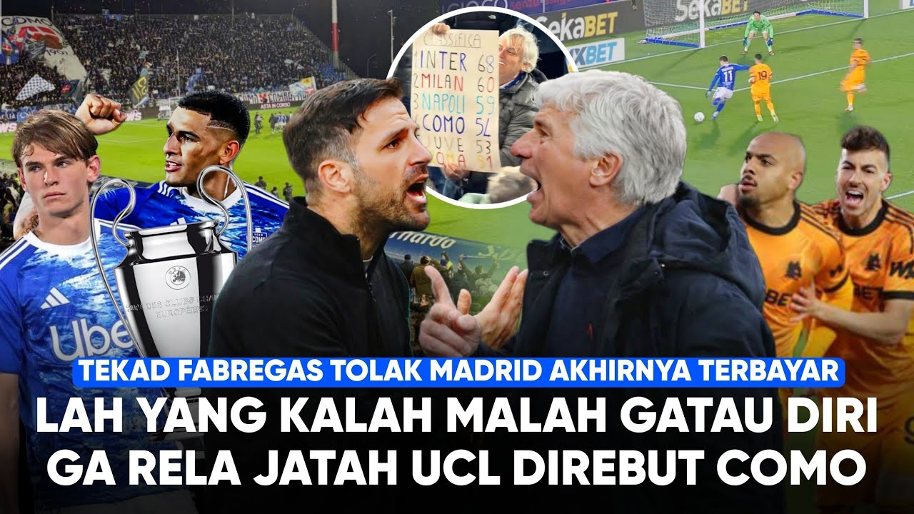 Pelatih Roma Ngambek Diejek Fans Como, Musim Depan Main di UCL: Fabregas Tolak Tawaran Madrid & City