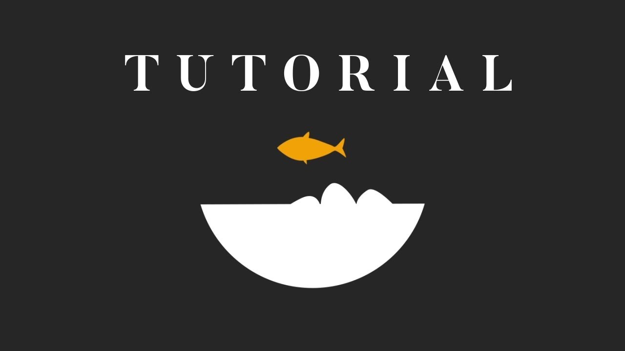 After Effects Tutorial: Motion Graphics Fish Swimming/Jumping Animation