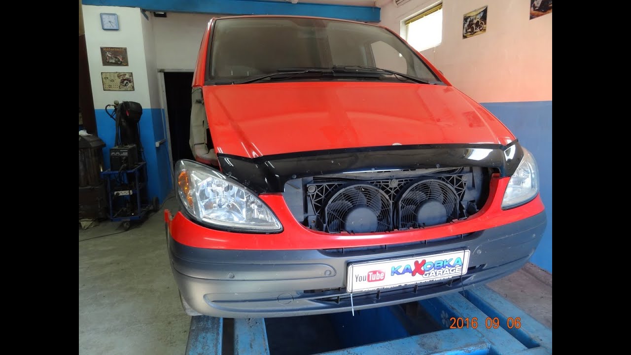 MERCEDES Vito. боковой удар.