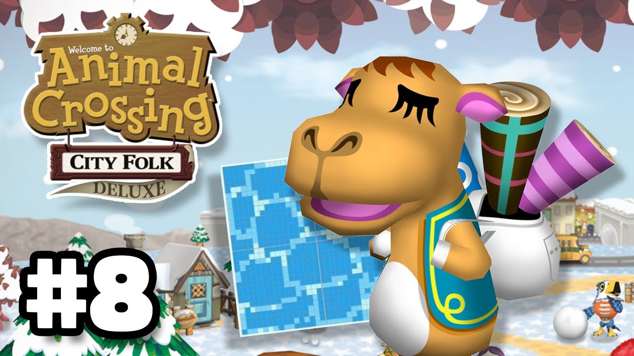 Let's Play: Animal Crossing City Folk - DESIGNING A MOAT