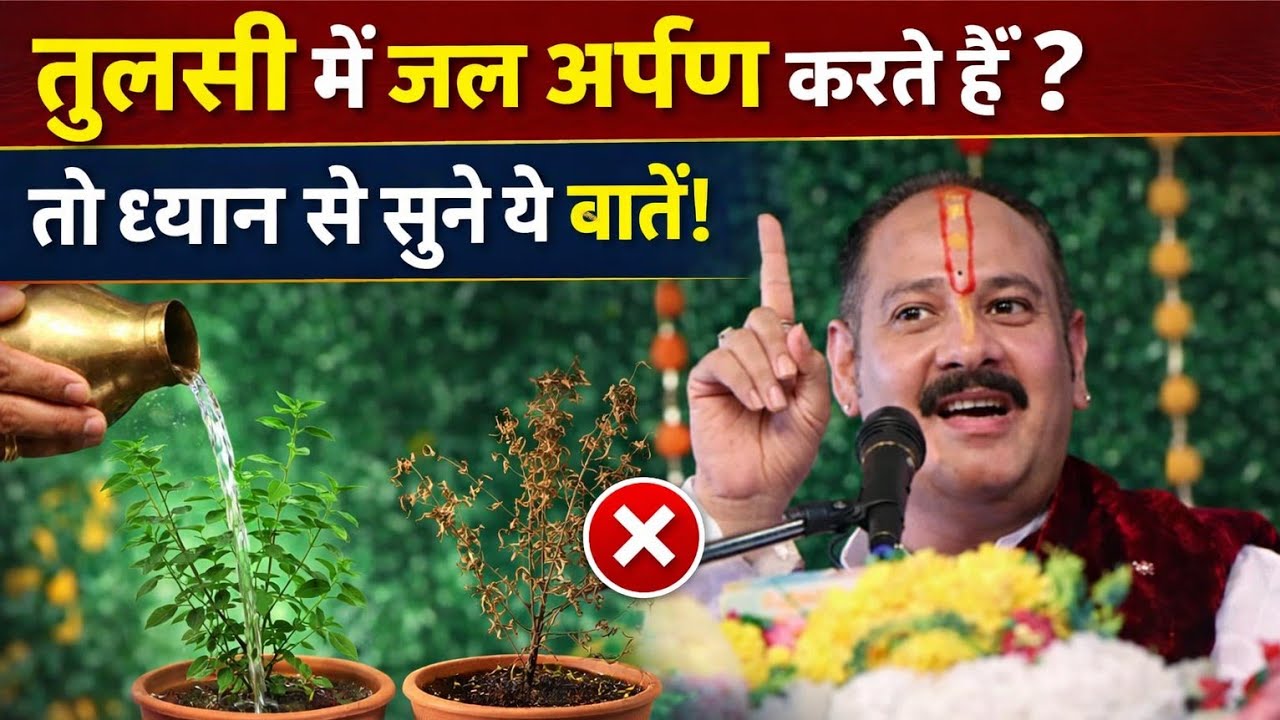 अगर आप भी तुलसी में जल देते हैं तो ध्यान से सुनिए यह बातें, कहीं आप भी यह गलती तो नहीं कर रहे 
