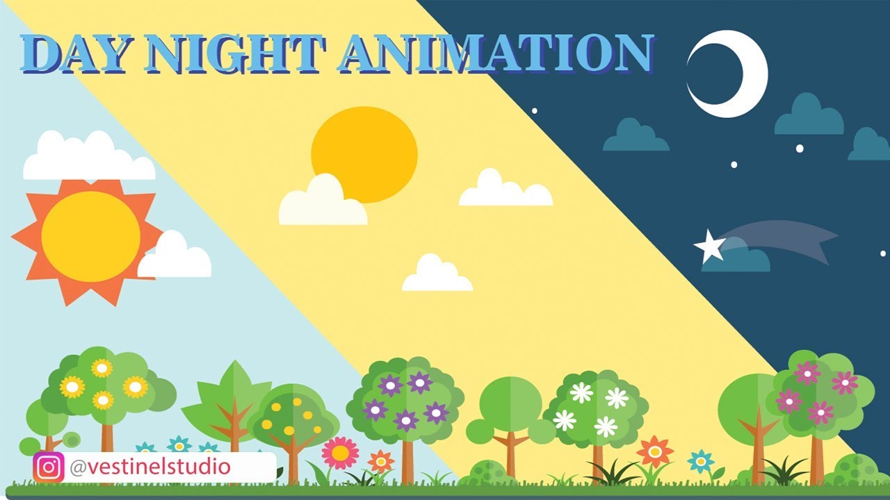 Day Night Animation Adobe Animate