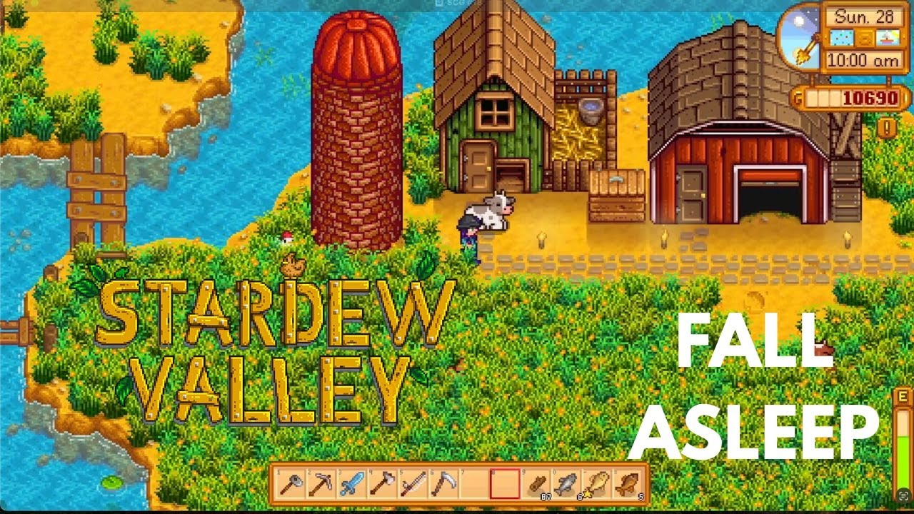 Fall Asleep While I Play Stardew Valley - 2 Hour Cozy Longplay - No Commentary