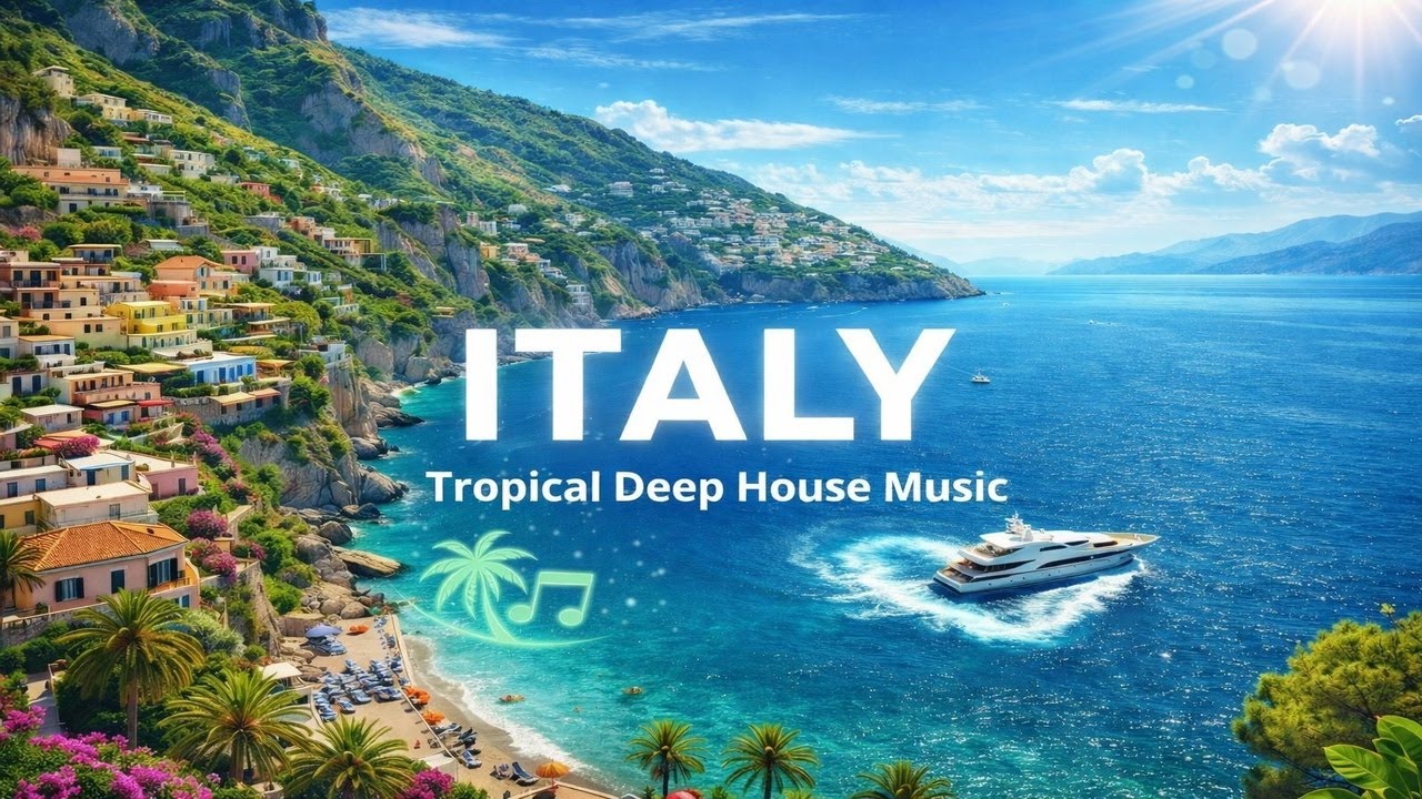 Italy 4K 🇮🇹  | Endless Summer & Tropical Deep House Music