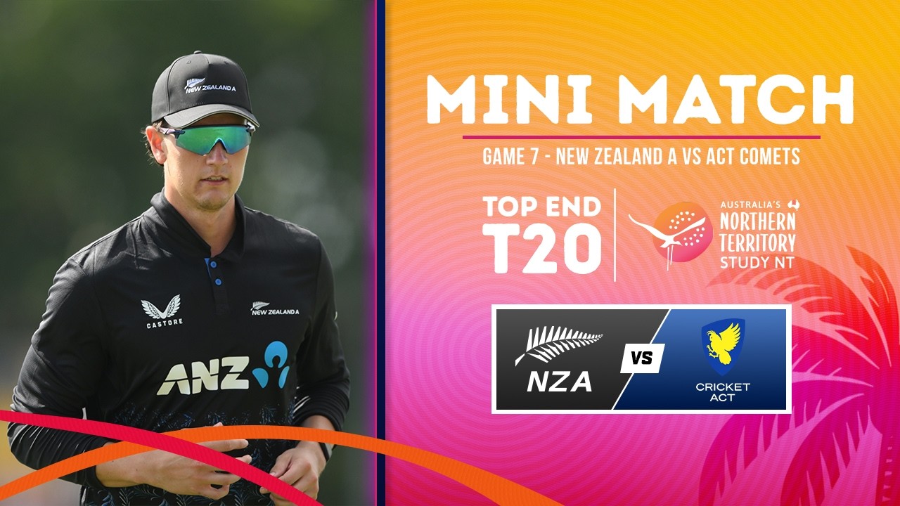 Матч 07 мини-игра | New Zealand A против ACT Comets | Серия T20 2026 Study NT Top End