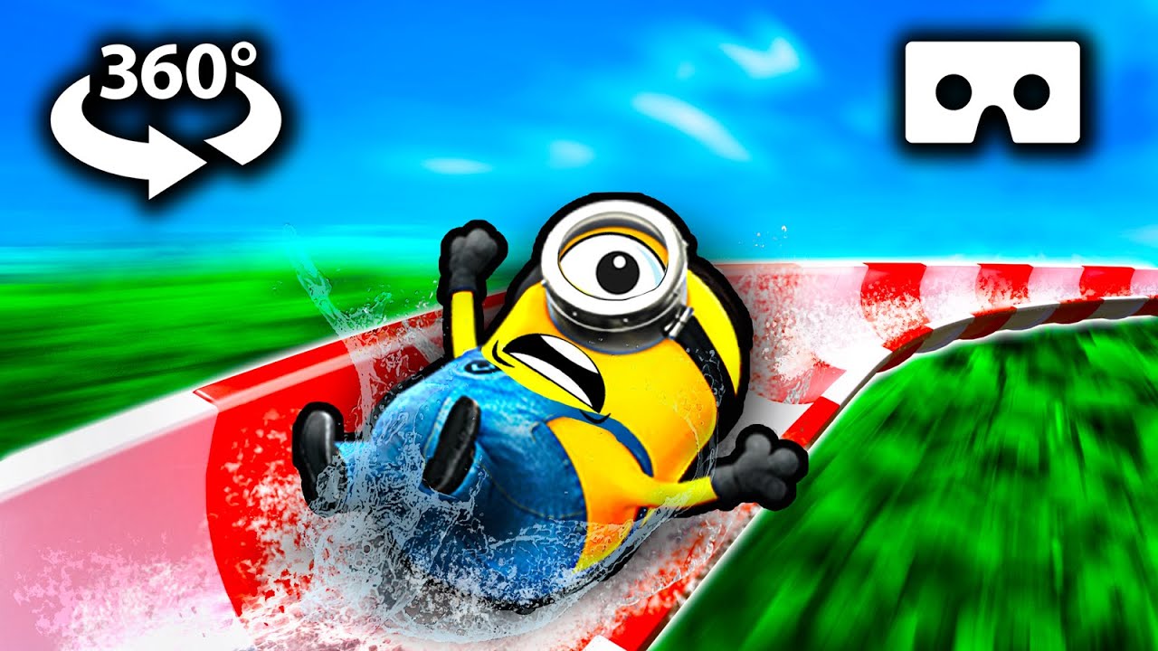 Minions Waterslide 360&deg; VR