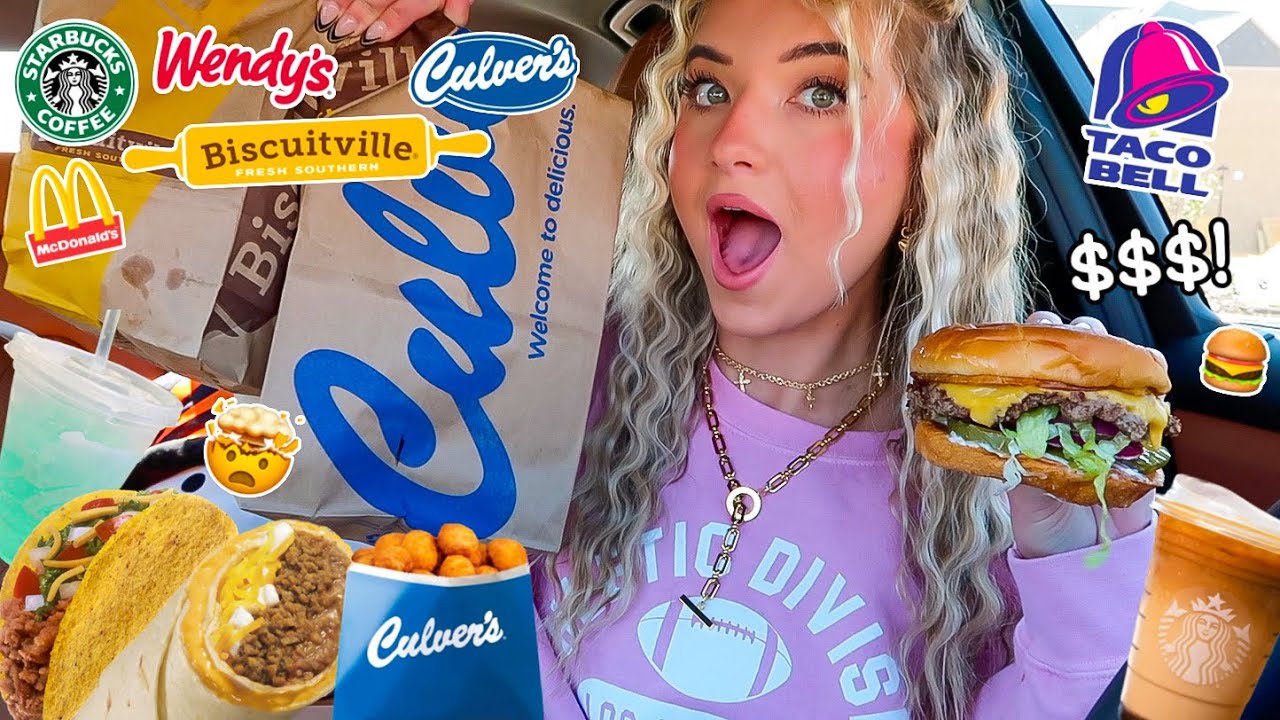 Letting FAST FOOD EMPLOYEES Decide WHAT I EAT For 24 HOURS!