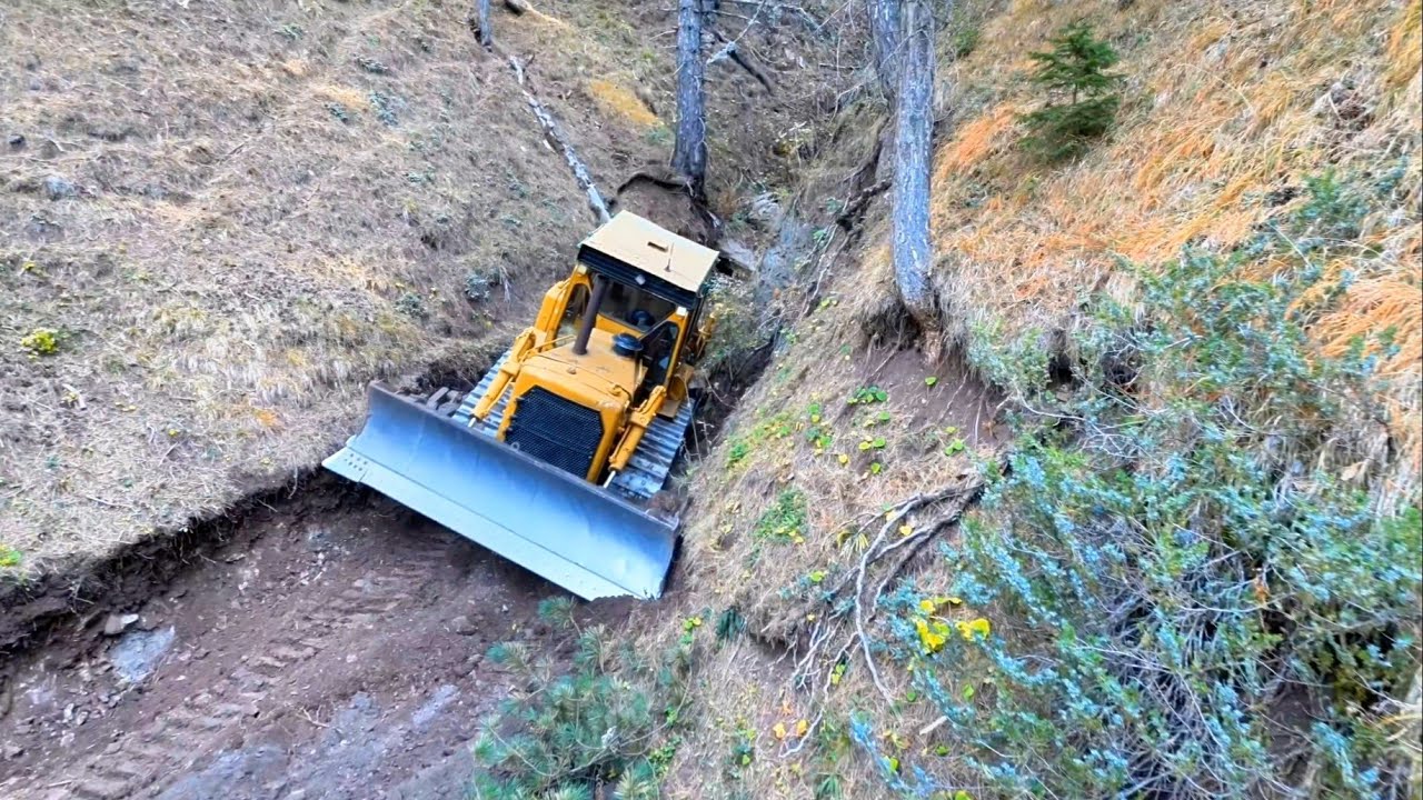 CATERPİLLER D7 BULLDOZER -makina yan yatiyordu#tırtıl #bulldozer #keşfetbeniöneçıkar