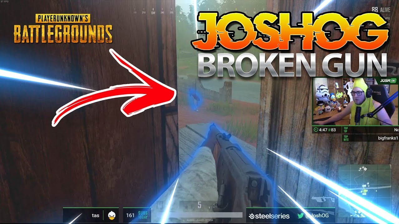 IS THIS GUN BROKEN? - JOSHOG PUBG MOMENTS (HIGH KILL GAME)