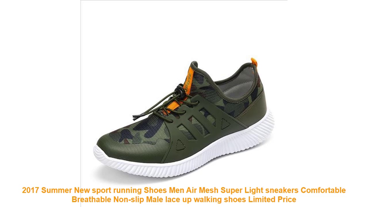 2017 Summer New sport running Shoes Men Air Mesh Super Light sneakers