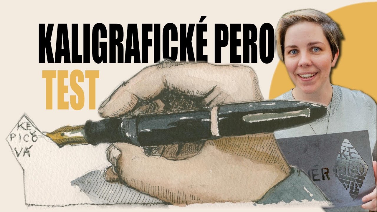 Kaligrafické pero TEST