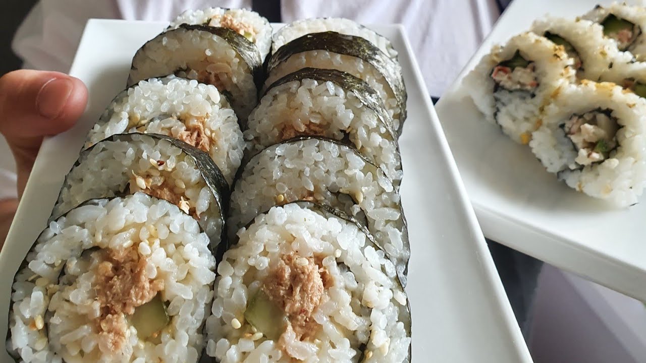 Sushi Roll, Makizushi, Makimono (How to make a maki/sushi roll) JasperFarCooks Ep24