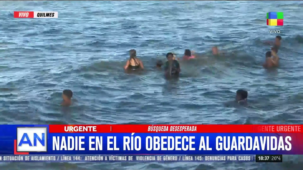 🔴 PELIGRO EN EL RÍO DE QUILMES: ENTRÓ AL AGUA Y DESAPARECIÓ