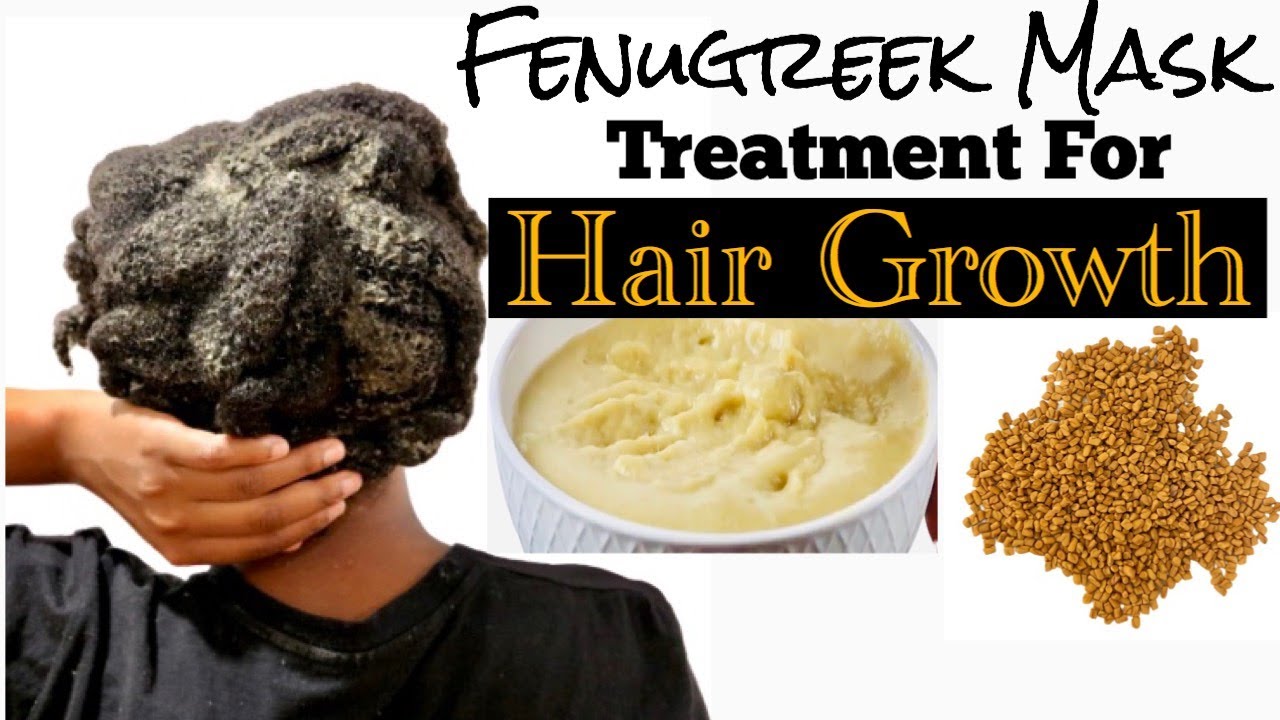 FENUGREEK MASK For Fast Hair Growth || Results  #fenugreekseeds #hairgrowth