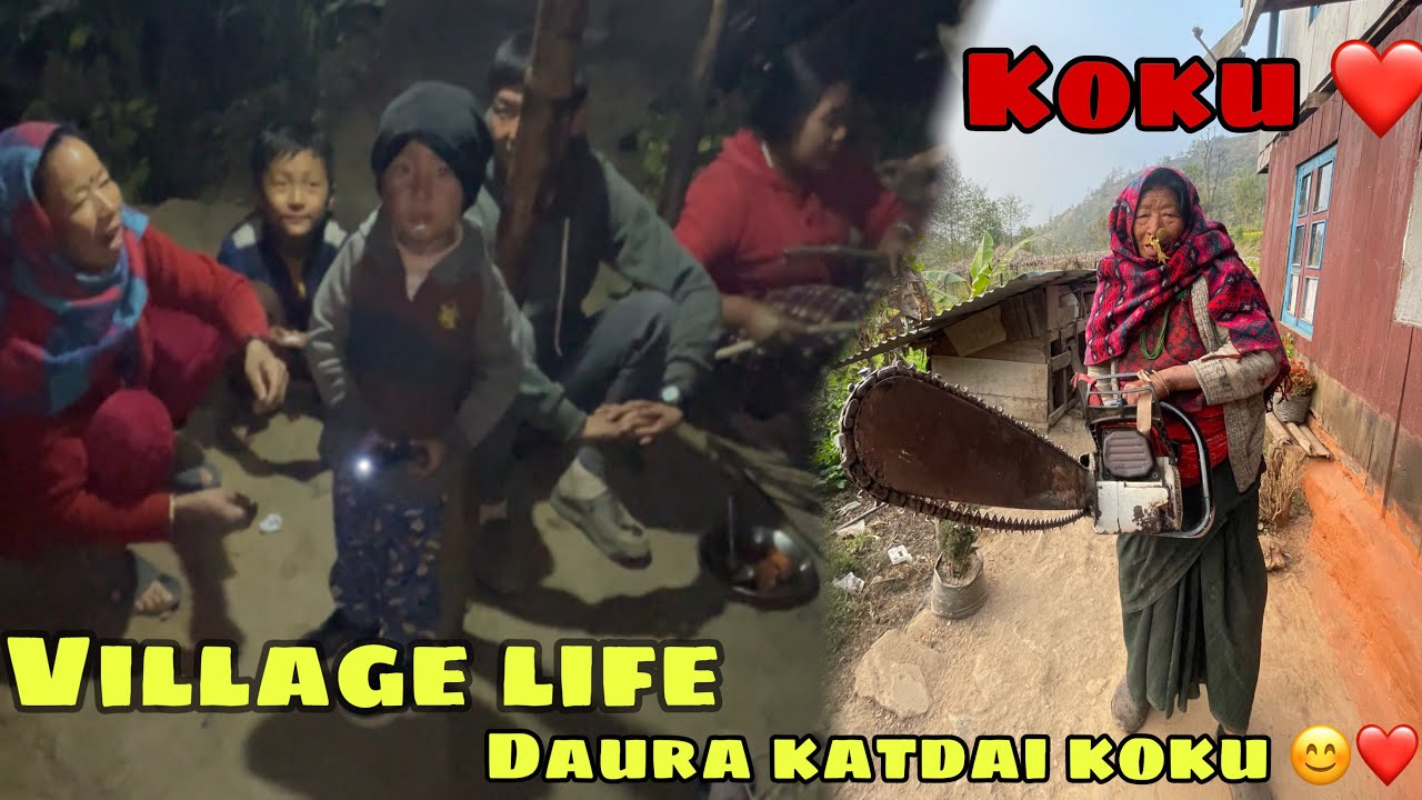Koku le Daura katnu launu vayo 😊❤️ || hamro ghaughar ma yesto cha haii 😊 || nepali village life ❤️