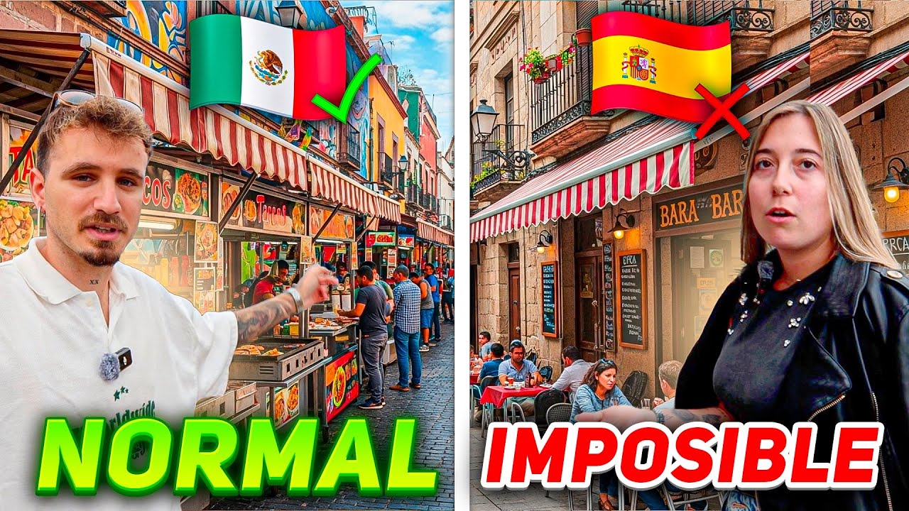 COSAS SÚPER NORMALES en MÉXICO 🇲🇽 IMPOSIBLES en ESPAÑA 🇪🇸 **esto es increíble…**