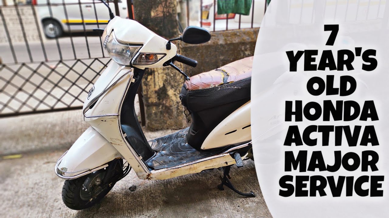 Honda Activa Servicing | Paid Service | Detailed Video | 7 years old Activa..