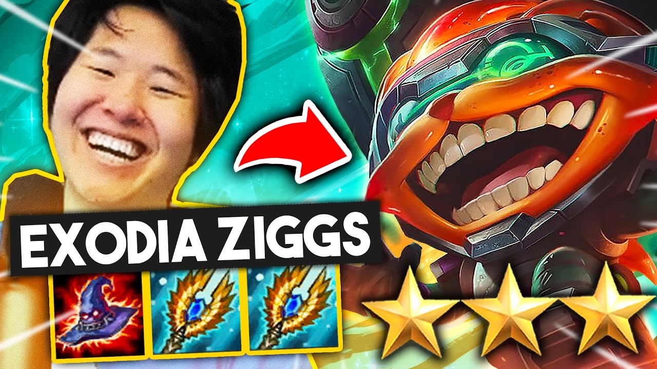 EXODIA Ziggs HYPER-CARRY Build! SHAQ 'n KOBE Comp! | TFT 10.10 Guide | Teamfight Tactics Galaxies