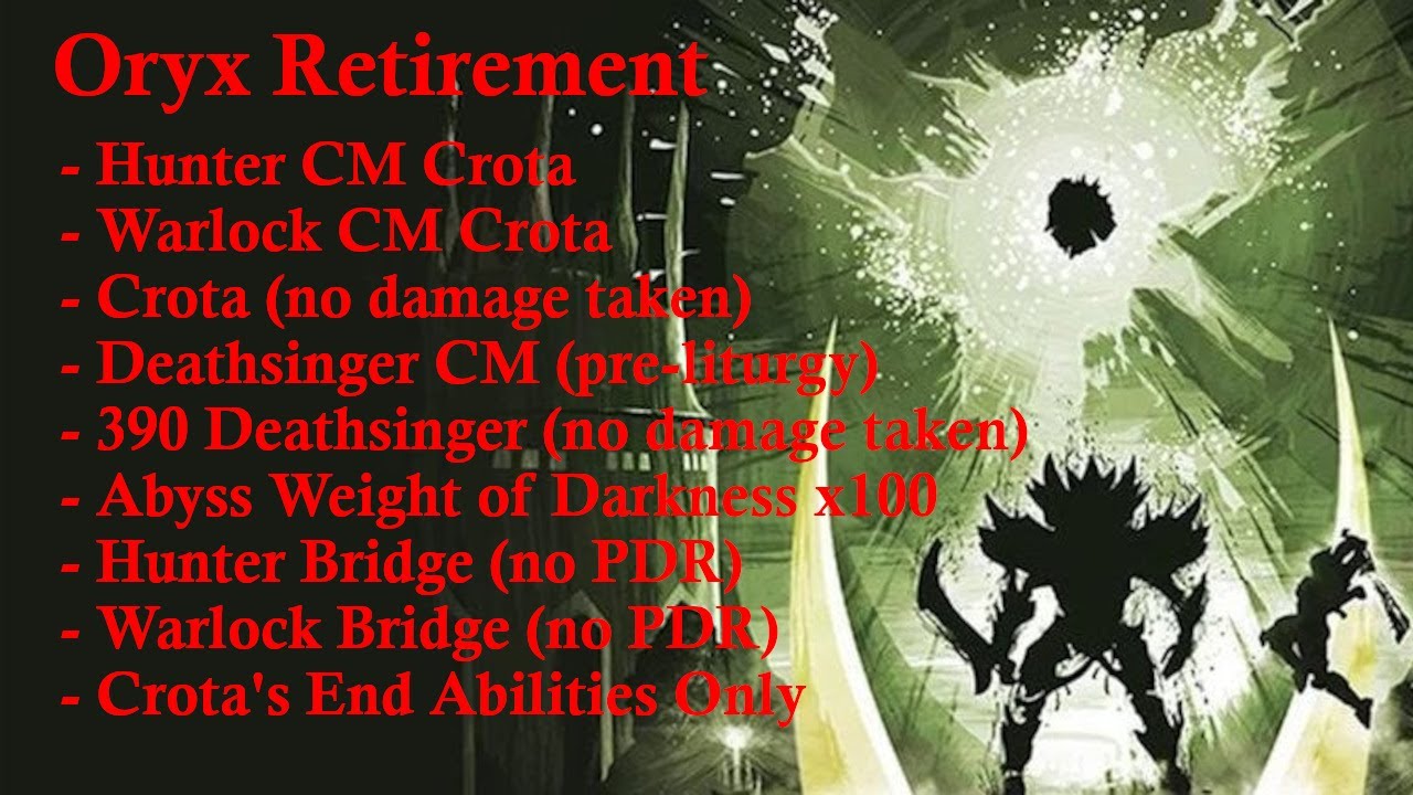 Obscure Crota's End Solos