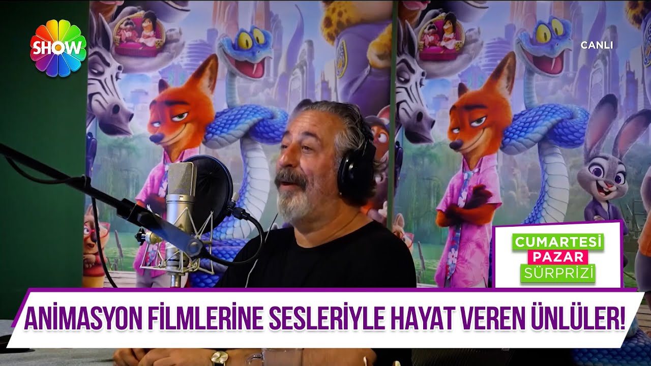 Animasyon seslendiren ünlüler!