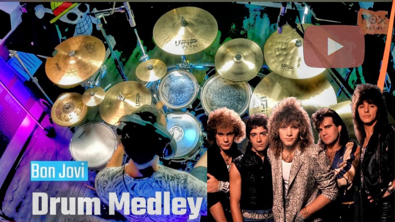 Bon Jovi - Drum Medley...#bonjovi @bonjovi