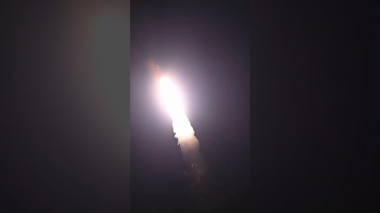 Testing an Unarmed Minuteman III Ballistic Missile ICBM at Vandenberg Space Force Base, Calif