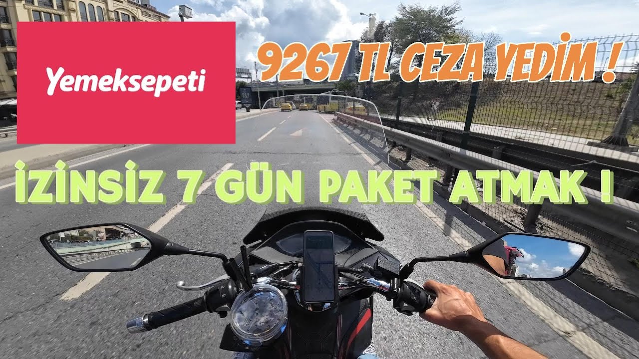 KURYESEL VLOG 6 | 9267 TL CEZA YEDİM ! |7 GÜN İZİNSİZ PAKET ATMAK!