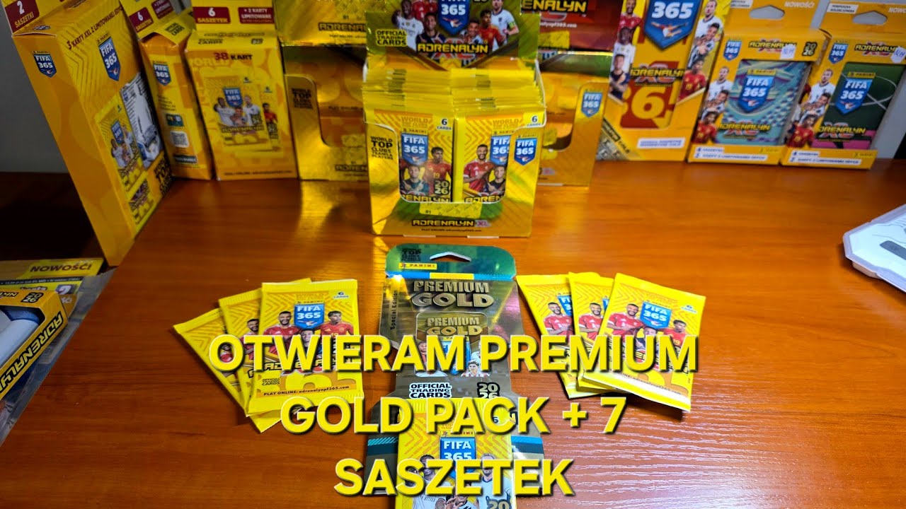 POJEDYNEK FC BARCELONA VS ATLETICO MADRYT OTWIERAM GOLD PREMIUM PACK PANINI FIFA 365 2026 DANIELOS