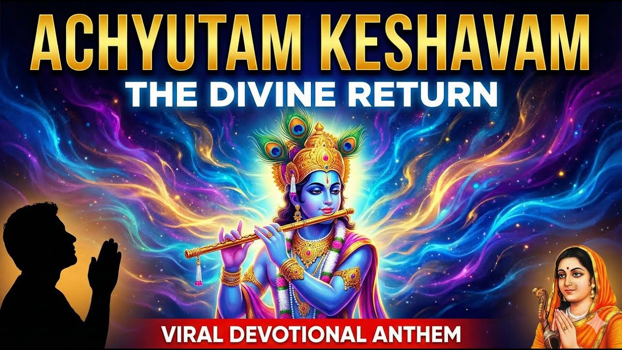 Achyutam Keshavam — The Divine Return | Krishna Bhakti Anthem for the Modern Soul