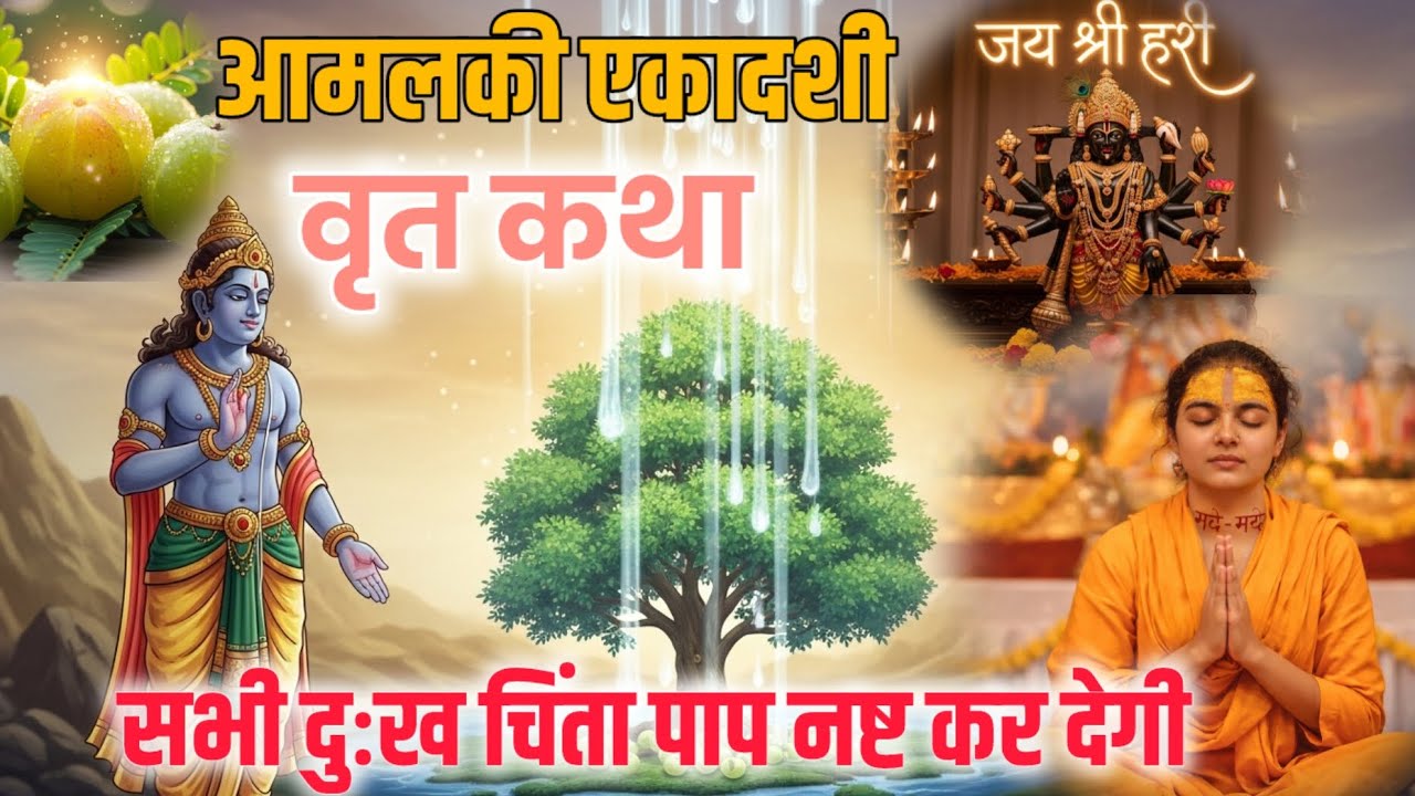 आमलकी एकादशी व्रत कथा। मिटाएगी की सभी दुख चिंता पाप नष्ट कर देगी। आज की यह कथा।