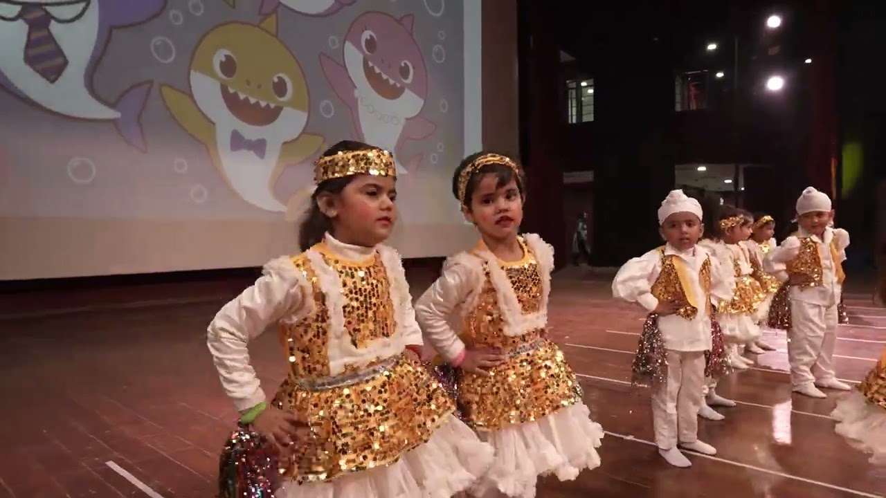 StrawberryGlobalSmartSchoolDyalpura#CulturalFiesta2k25#DiveDeepwithourBabySharksbyGradeNursery