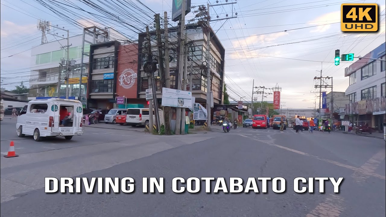 Late Afternoon Drive Around Cotabato City During Peak-Hour