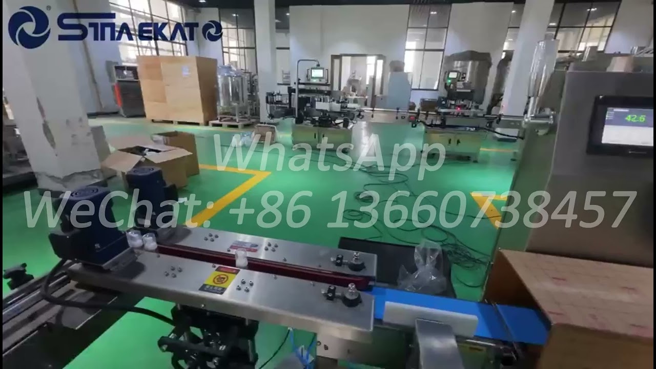 TVF Full Auto 6 Head Liquid Filling Line