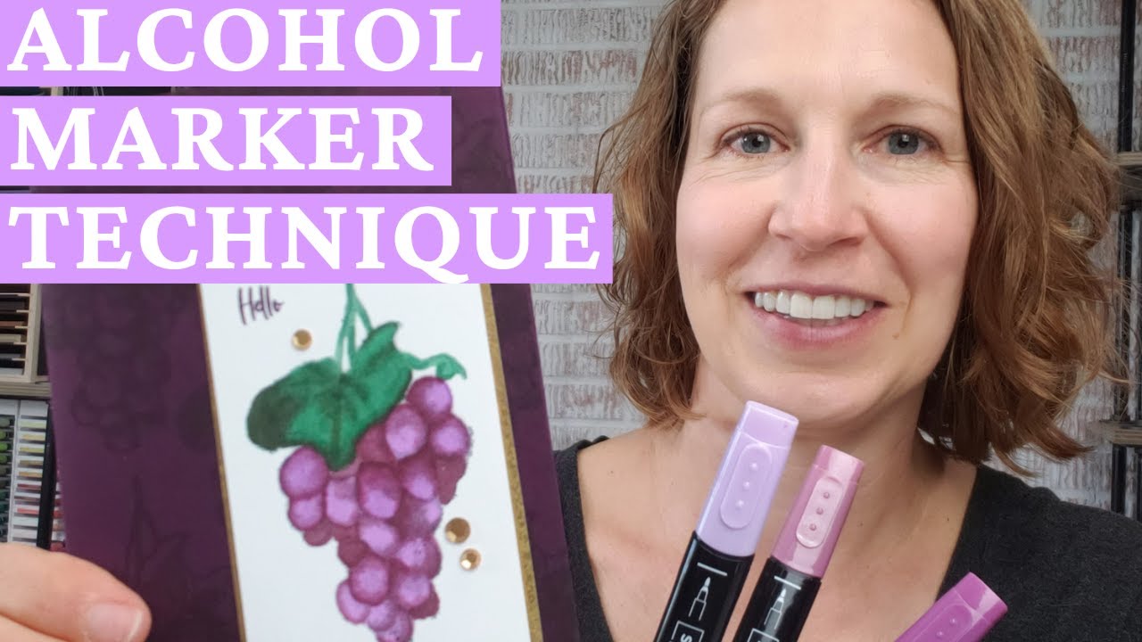 New Way To Use Your Alcohol Markers!