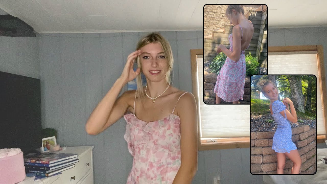 trying on my new clothes from DRESSVY