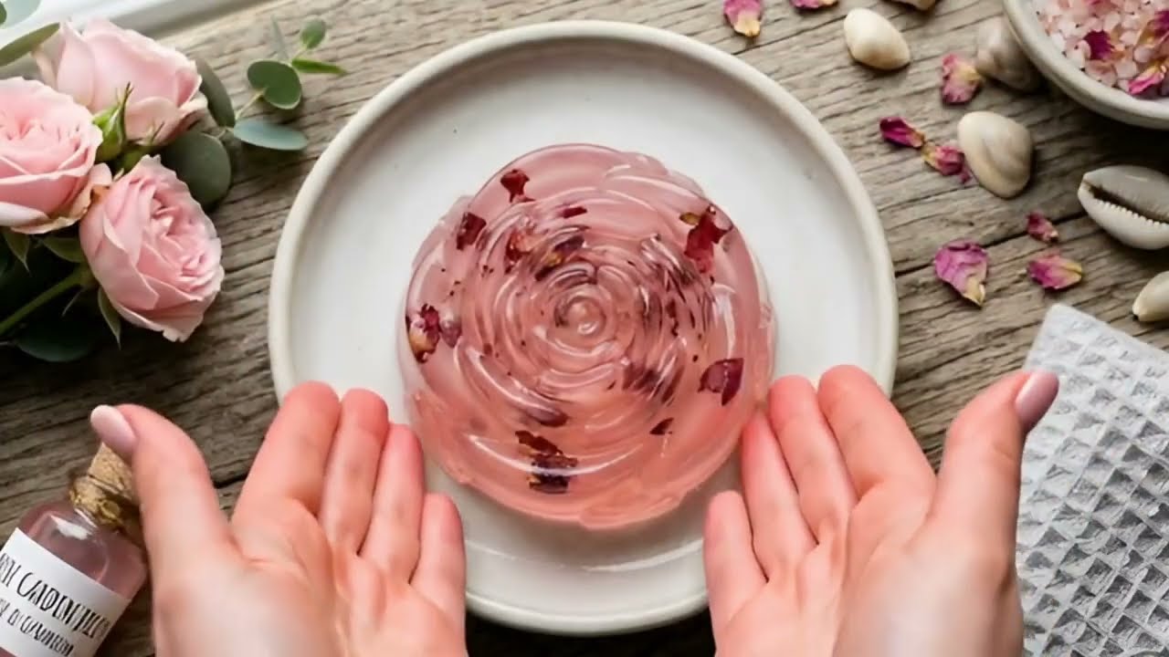 Botanical Jelly Soap SQUISHING  Relaxing ASMR