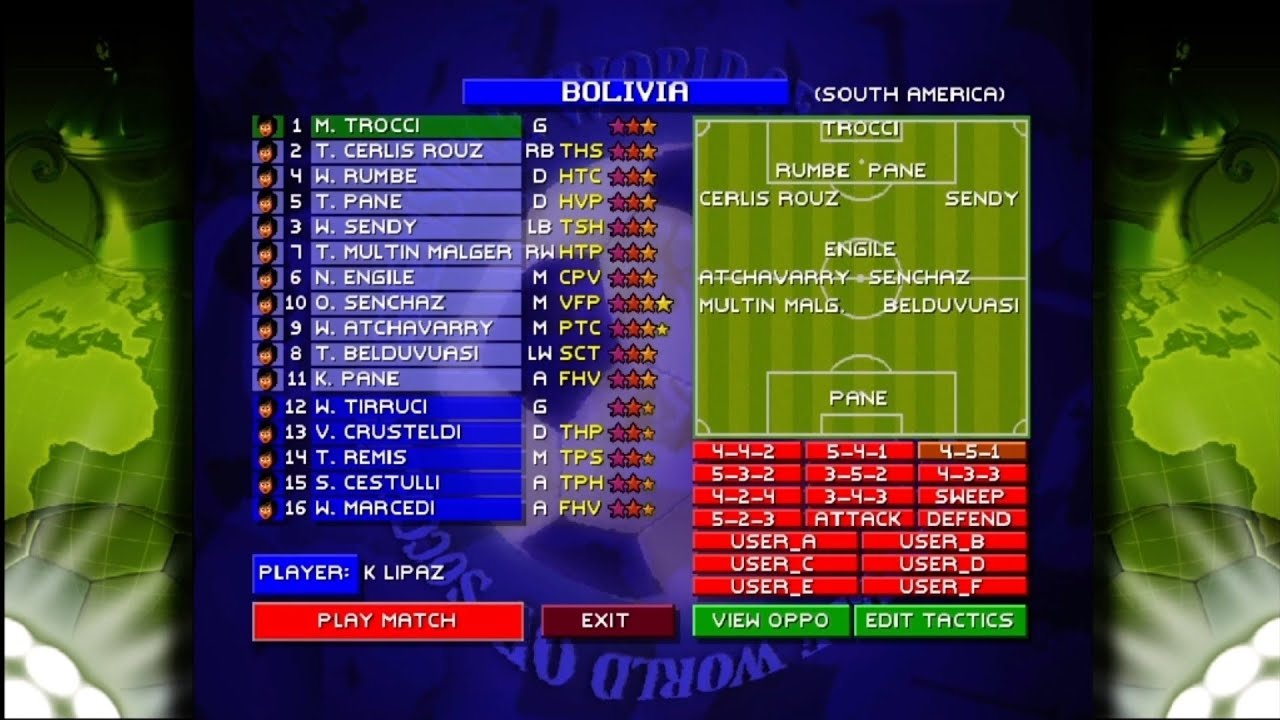 SWOS 96/97 World Cup Series - Bolivia @SWOSFTW-cx2qw