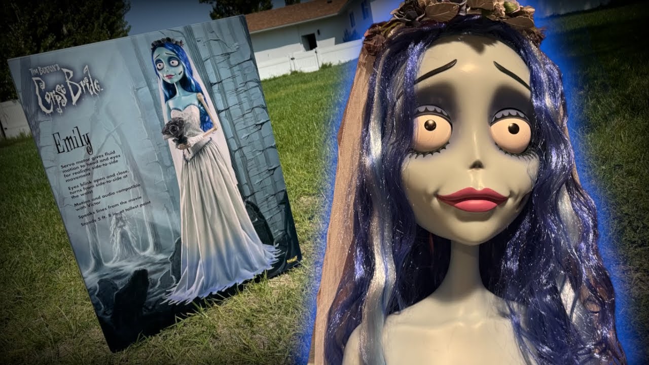 Spirit Halloween — Эмили: распаковка и настройка | Аниматроника «Труп невесты» на Хэллоуин 2024