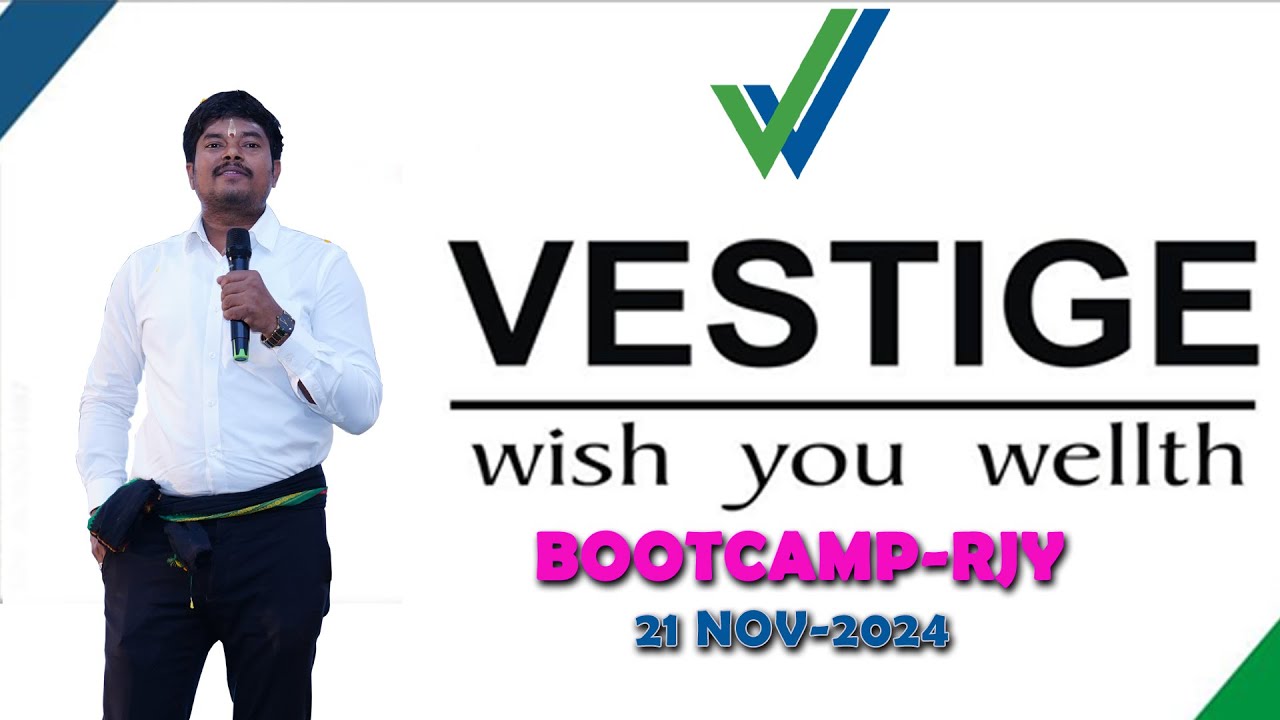 Vestige - BootCamp-RJY || Manjunath Sir Speech || 21-Nov-2024