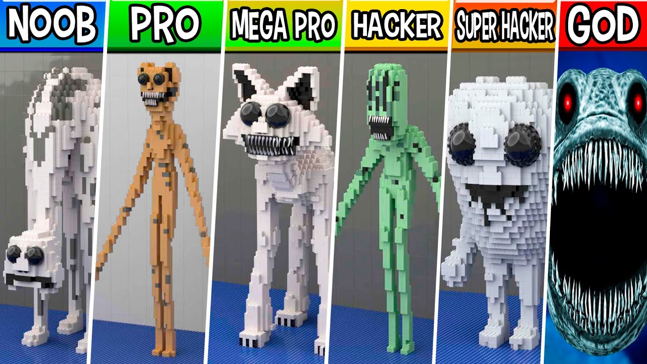 LEGO ALL Characters in ZOONOMALY (FULL COLLECTION) : Noob, Pro, HACKER! / (ZOONOMALY)