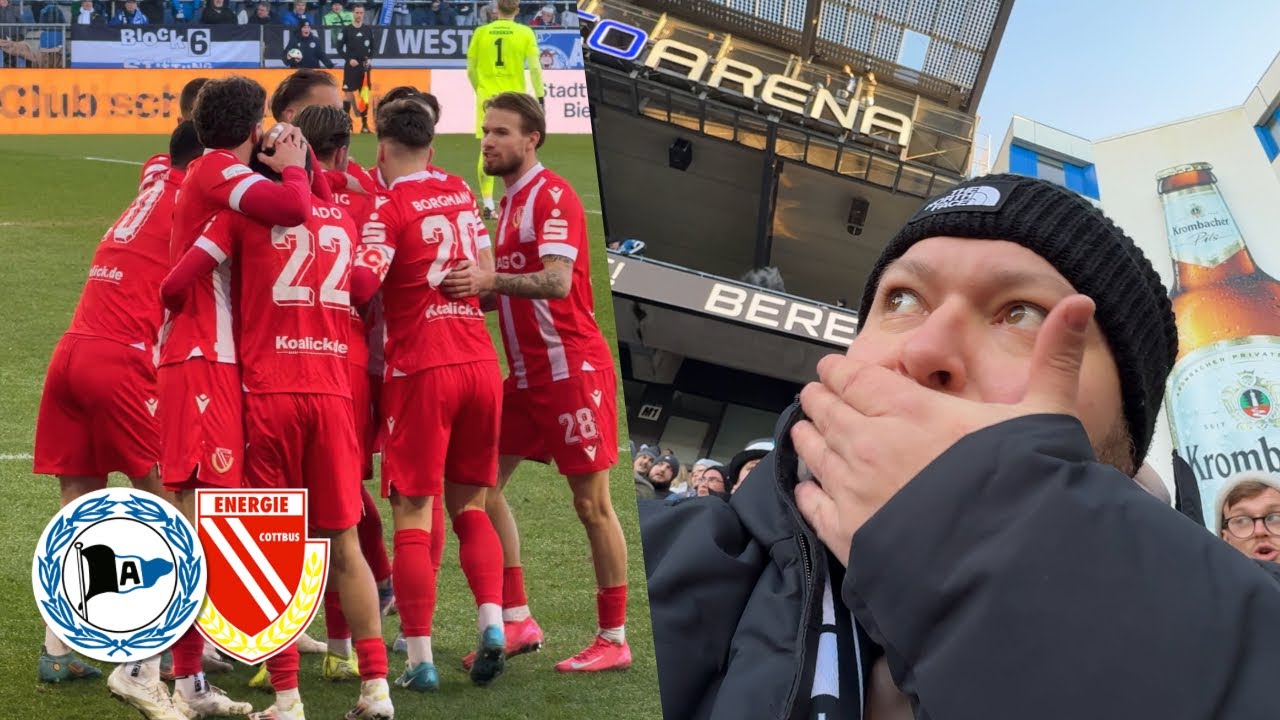 HEIMPLEITE im ersten SPIEL (2025)🫣 Arminia Bielefeld vs Energie Cottbus Stadionvlog