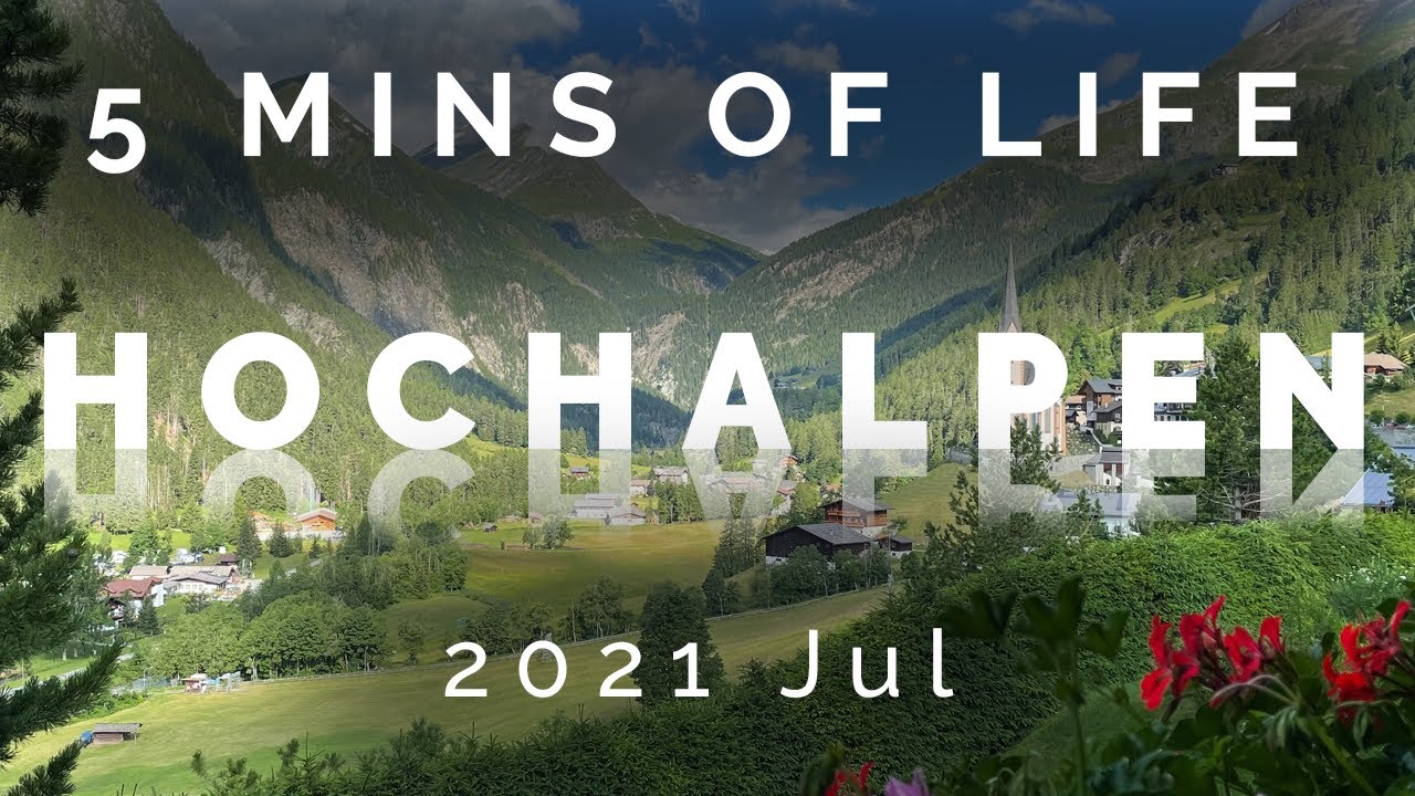 5 minutes of life in the Alps 2021 July 9-10 | 4K quality | Real life in Austria | Visit Austria