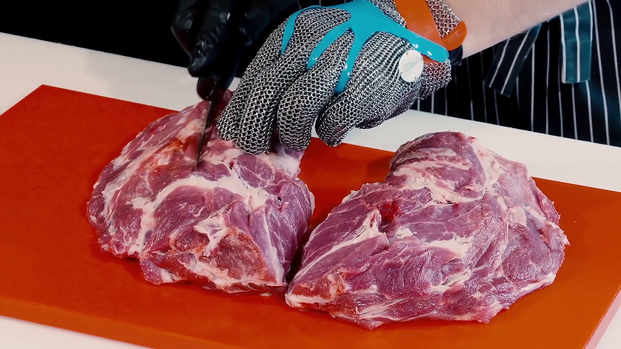 Wildschwein-Nacken fachgerecht zerwirken