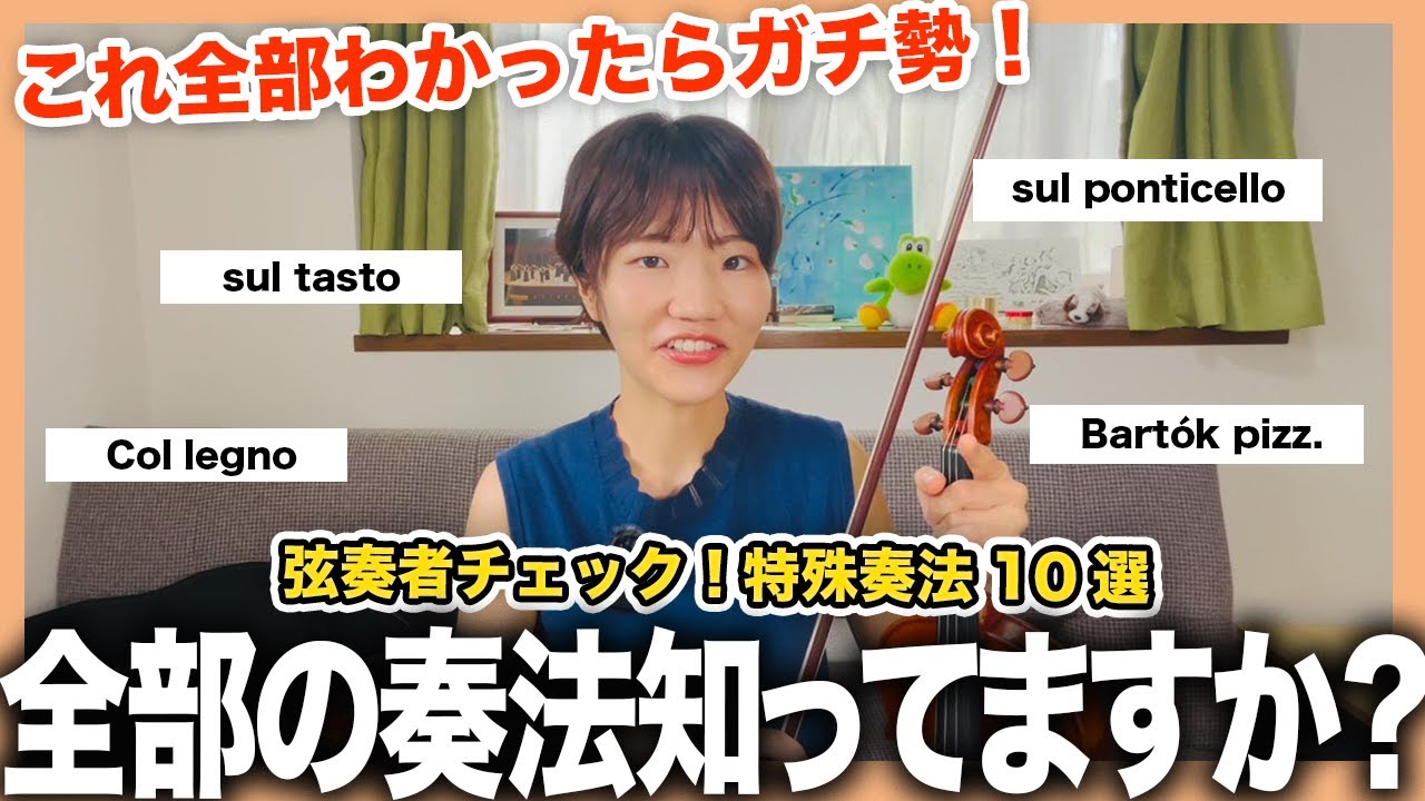 【知識チェック！】ヴァイオリンの特殊奏法10選