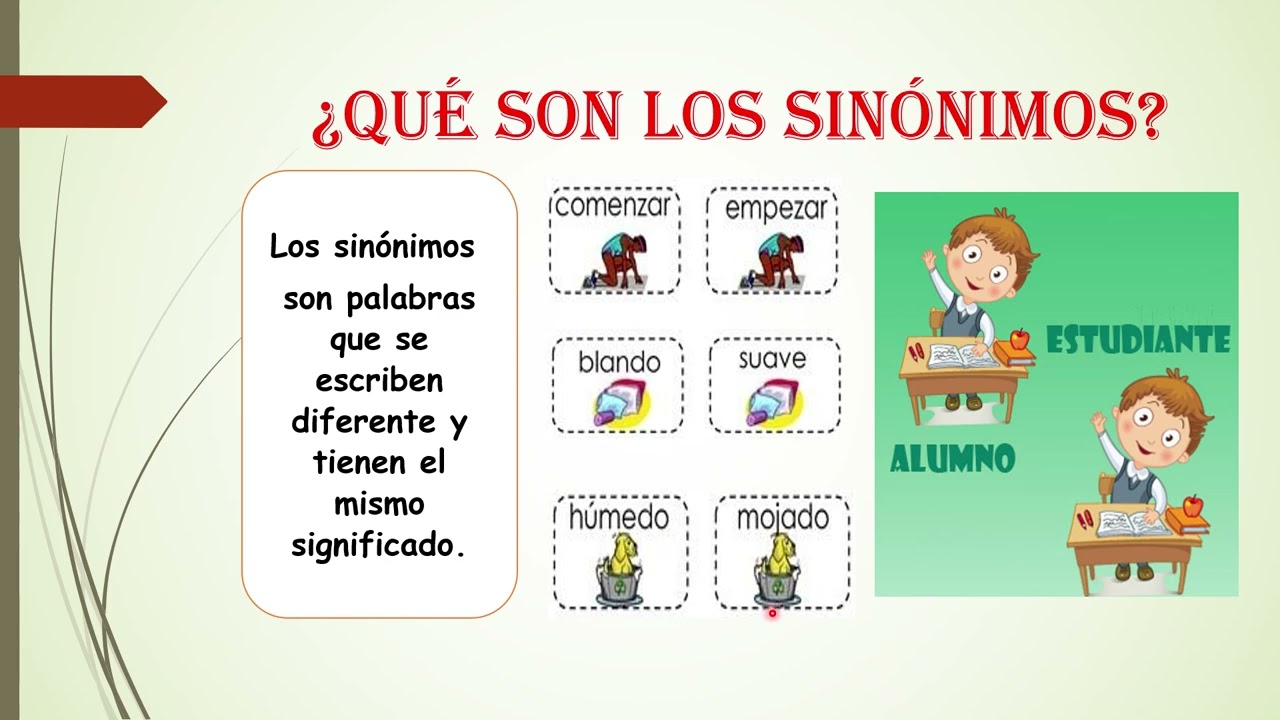 LOS SINÓNIMOS