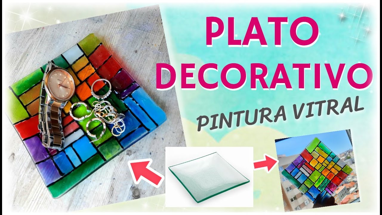 PLATO EFECTO VIDRIERA | Paso a paso